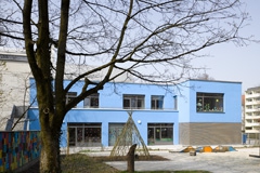 Kindergarten und Parkhaus München Pasing